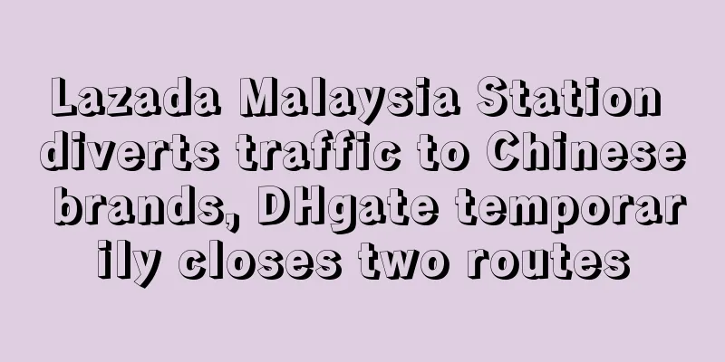 Lazada Malaysia Station diverts traffic to Chinese brands, DHgate temporarily closes two routes
