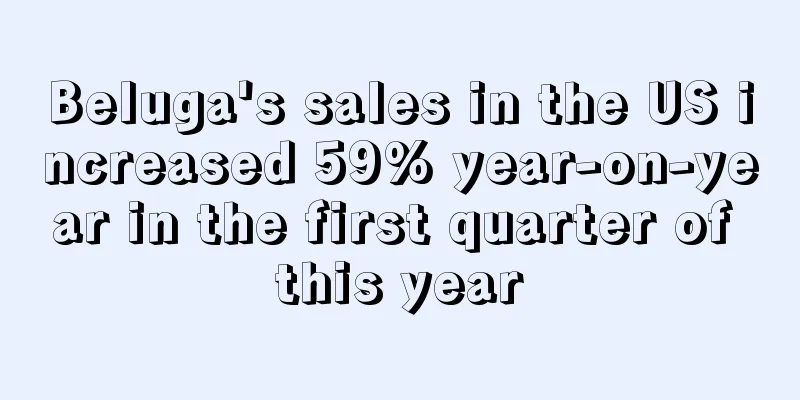 Beluga's sales in the US increased 59% year-on-year in the first quarter of this year