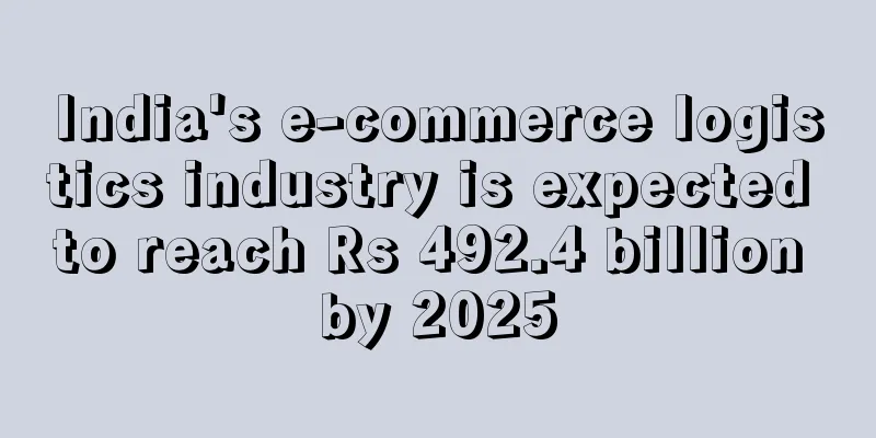 India's e-commerce logistics industry is expected to reach Rs 492.4 billion by 2025