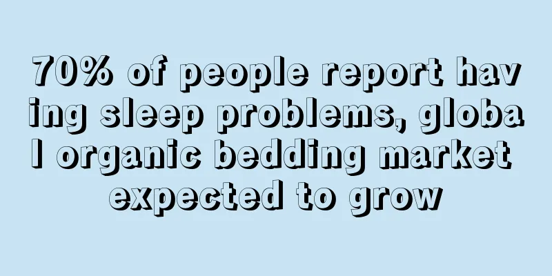 70% of people report having sleep problems, global organic bedding market expected to grow