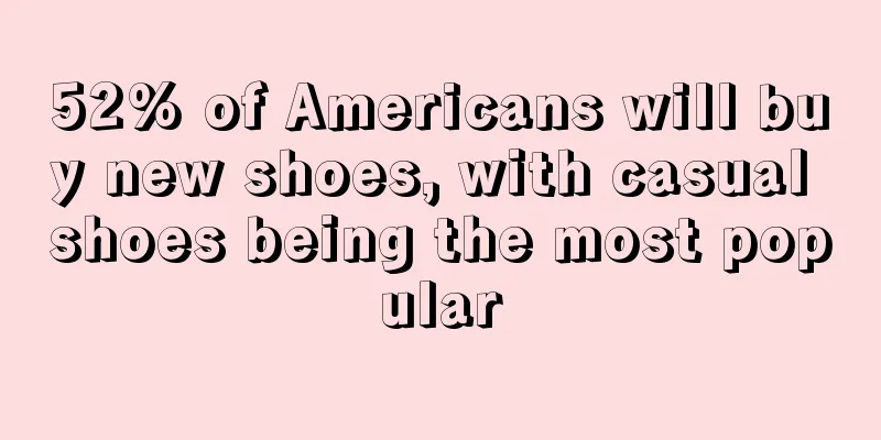 52% of Americans will buy new shoes, with casual shoes being the most popular