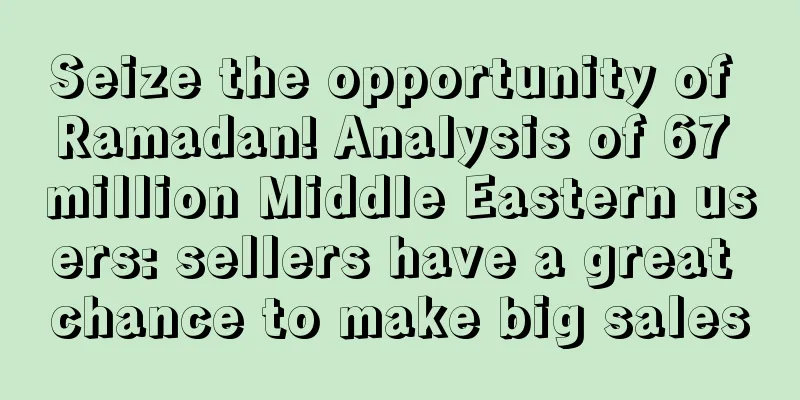 Seize the opportunity of Ramadan! Analysis of 67 million Middle Eastern users: sellers have a great chance to make big sales