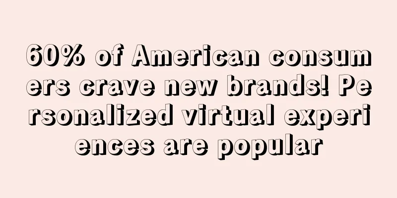 60% of American consumers crave new brands! Personalized virtual experiences are popular