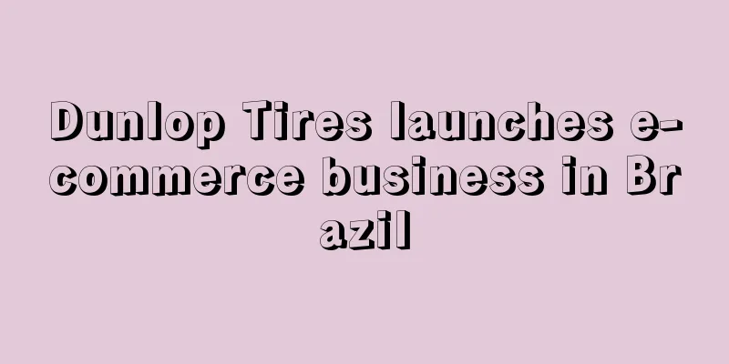 Dunlop Tires launches e-commerce business in Brazil