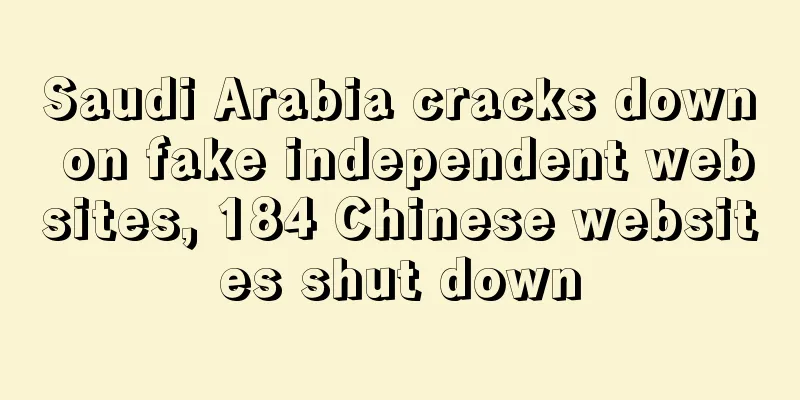 Saudi Arabia cracks down on fake independent websites, 184 Chinese websites shut down