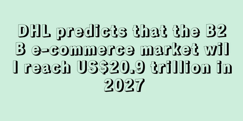 DHL predicts that the B2B e-commerce market will reach US$20.9 trillion in 2027