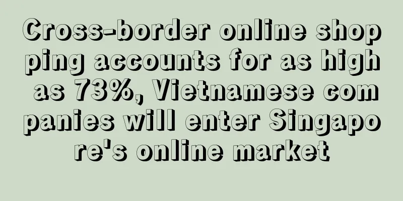 Cross-border online shopping accounts for as high as 73%, Vietnamese companies will enter Singapore's online market