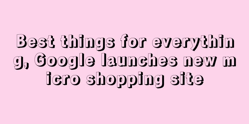 Best things for everything, Google launches new micro shopping site