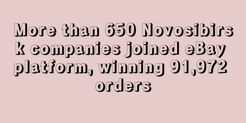More than 650 Novosibirsk companies joined eBay platform, winning 91,972 orders