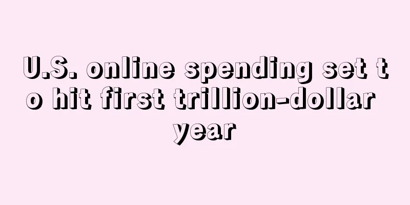 U.S. online spending set to hit first trillion-dollar year
