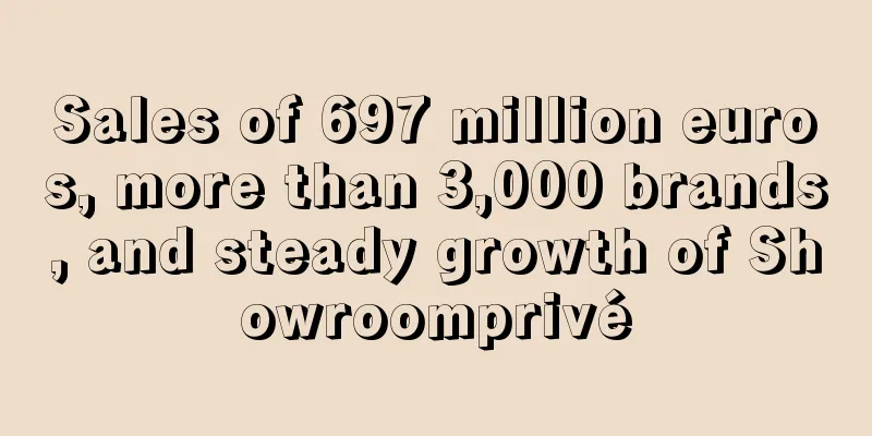 Sales of 697 million euros, more than 3,000 brands, and steady growth of Showroomprivé