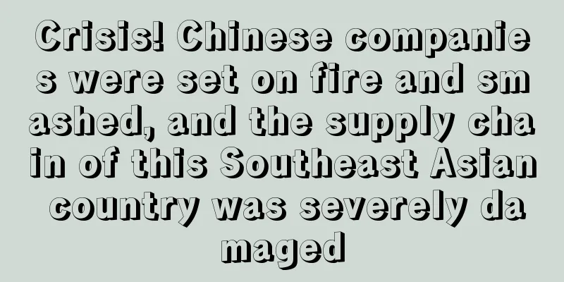 Crisis! Chinese companies were set on fire and smashed, and the supply chain of this Southeast Asian country was severely damaged