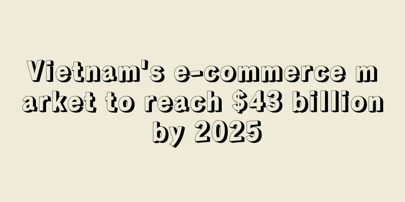 Vietnam's e-commerce market to reach $43 billion by 2025