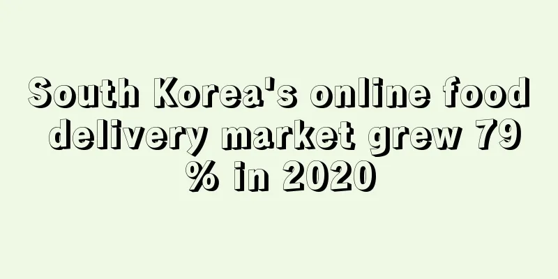South Korea's online food delivery market grew 79% in 2020