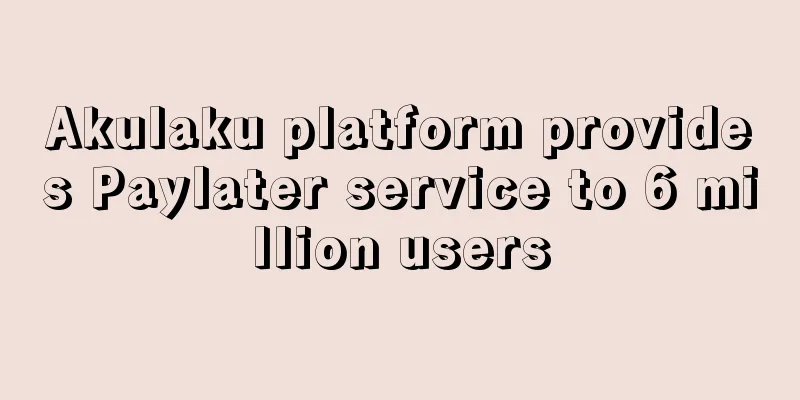 Akulaku platform provides Paylater service to 6 million users