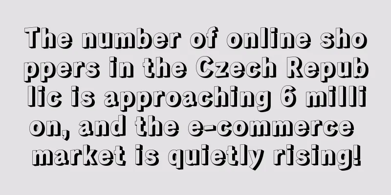 The number of online shoppers in the Czech Republic is approaching 6 million, and the e-commerce market is quietly rising!
