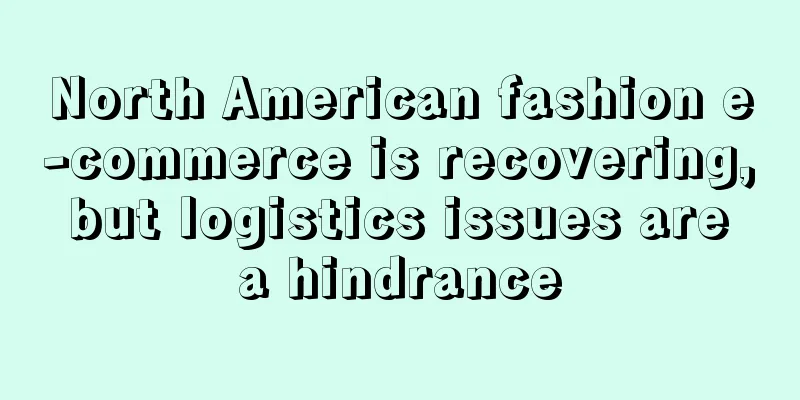North American fashion e-commerce is recovering, but logistics issues are a hindrance