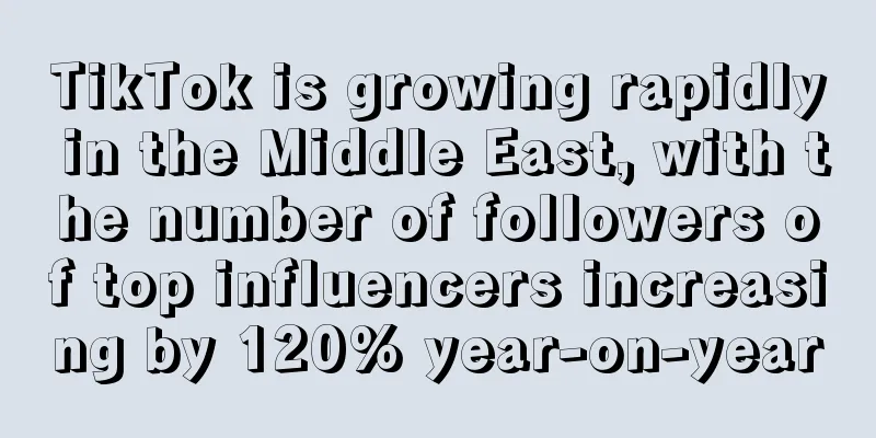TikTok is growing rapidly in the Middle East, with the number of followers of top influencers increasing by 120% year-on-year