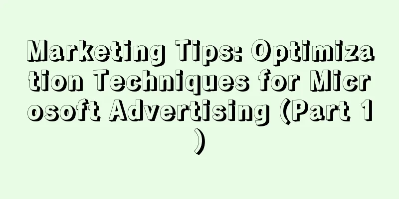 Marketing Tips: Optimization Techniques for Microsoft Advertising (Part 1)
