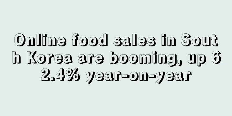 Online food sales in South Korea are booming, up 62.4% year-on-year