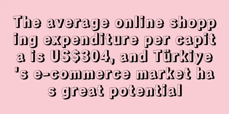 The average online shopping expenditure per capita is US$304, and Türkiye's e-commerce market has great potential