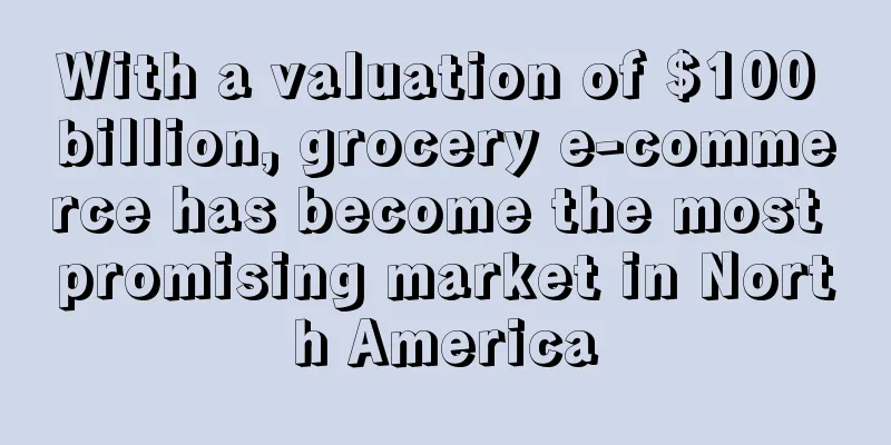With a valuation of $100 billion, grocery e-commerce has become the most promising market in North America