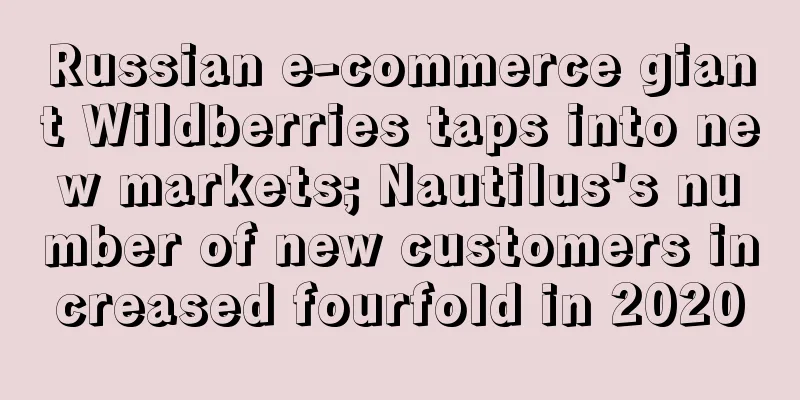 Russian e-commerce giant Wildberries taps into new markets; Nautilus's number of new customers increased fourfold in 2020