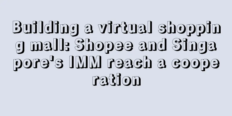 Building a virtual shopping mall: Shopee and Singapore's IMM reach a cooperation