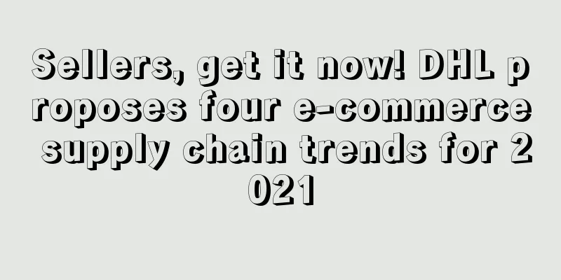 Sellers, get it now! DHL proposes four e-commerce supply chain trends for 2021