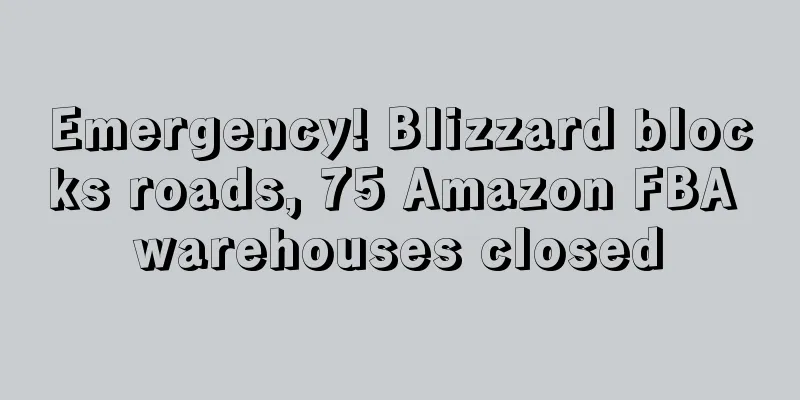 Emergency! Blizzard blocks roads, 75 Amazon FBA warehouses closed