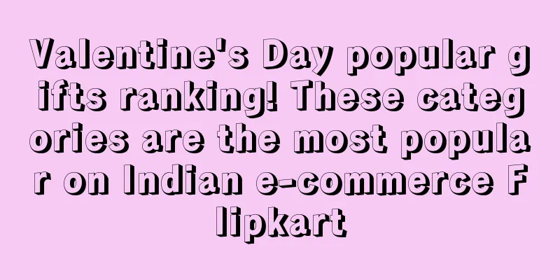 Valentine's Day popular gifts ranking! These categories are the most popular on Indian e-commerce Flipkart