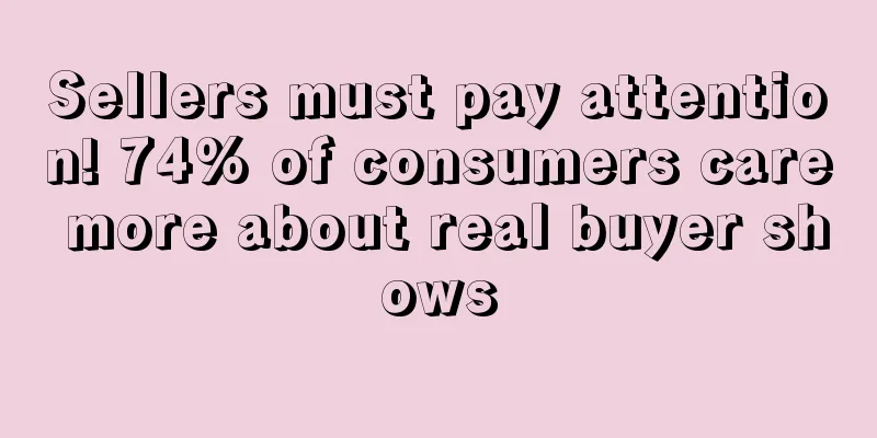 Sellers must pay attention! 74% of consumers care more about real buyer shows