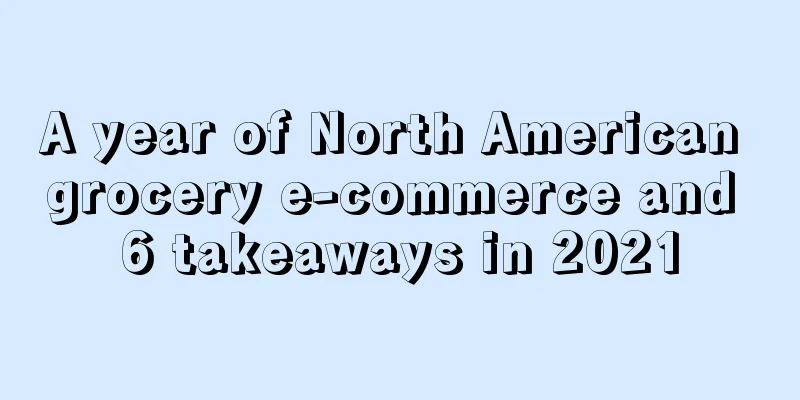 A year of North American grocery e-commerce and 6 takeaways in 2021