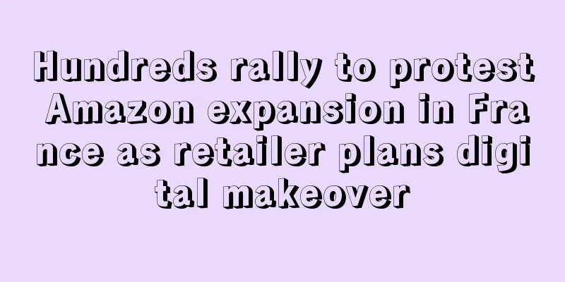 Hundreds rally to protest Amazon expansion in France as retailer plans digital makeover