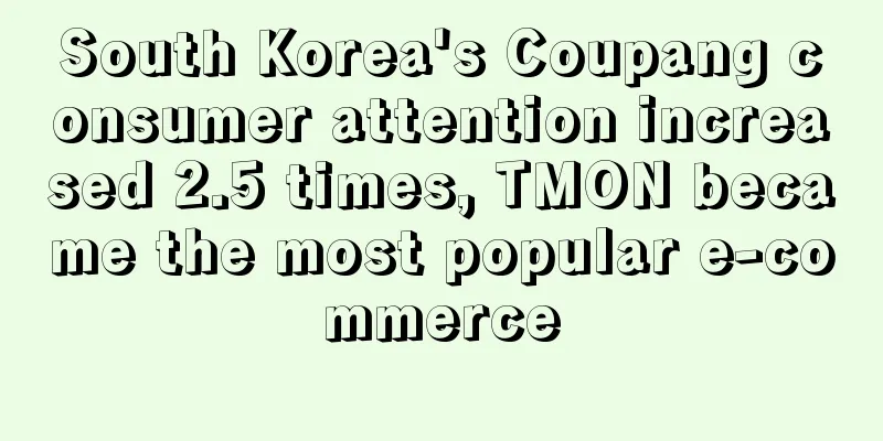 South Korea's Coupang consumer attention increased 2.5 times, TMON became the most popular e-commerce